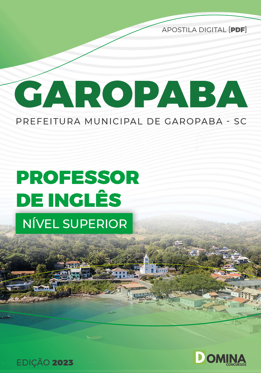 Apostila Concurso Pref Garopaba SC 2023 Professor Inglês