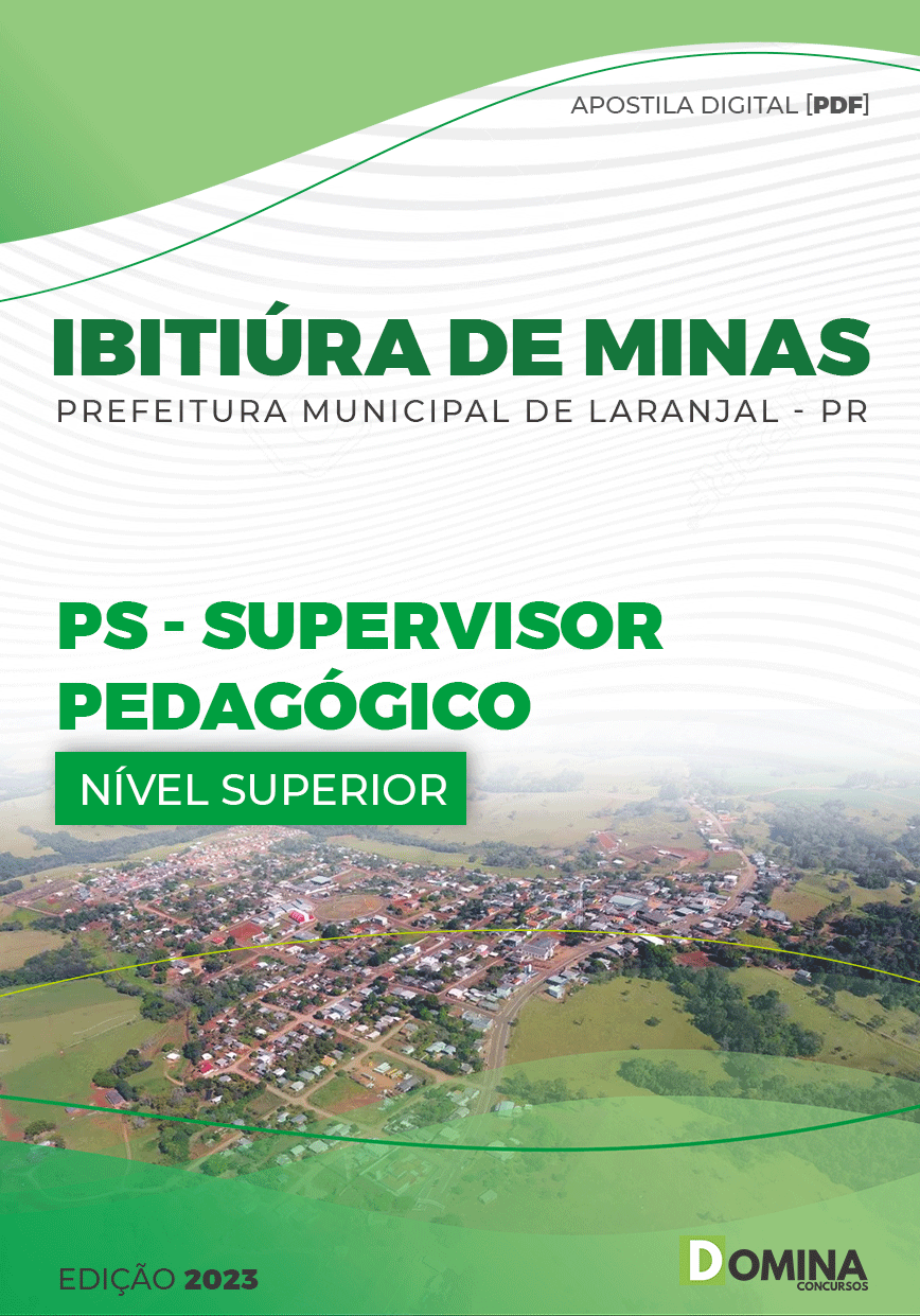 Apostila Pref Ibitiúra MG 2023 Supervisor Pedagógico