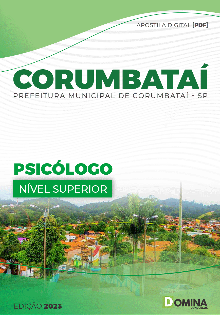 Apostila Digital Pref Corumbataí SP 2023 Psicólogo