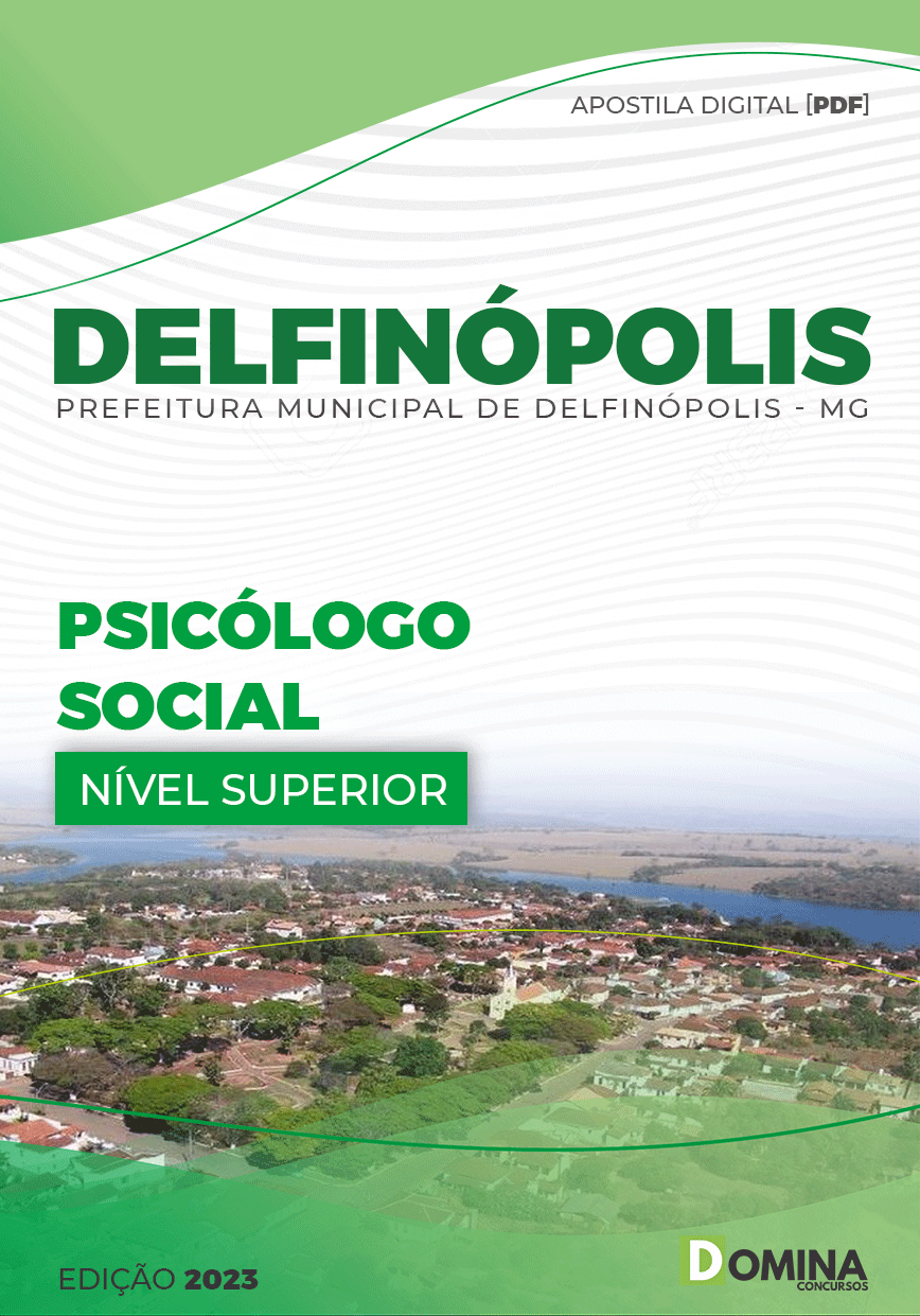 Apostila Digital Pref Delfinópolis MG 2023 Psicólogo Social