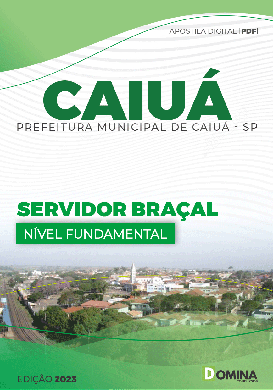 Apostila Concurso Pref Caiuá SP 2023 Servidor Braçal