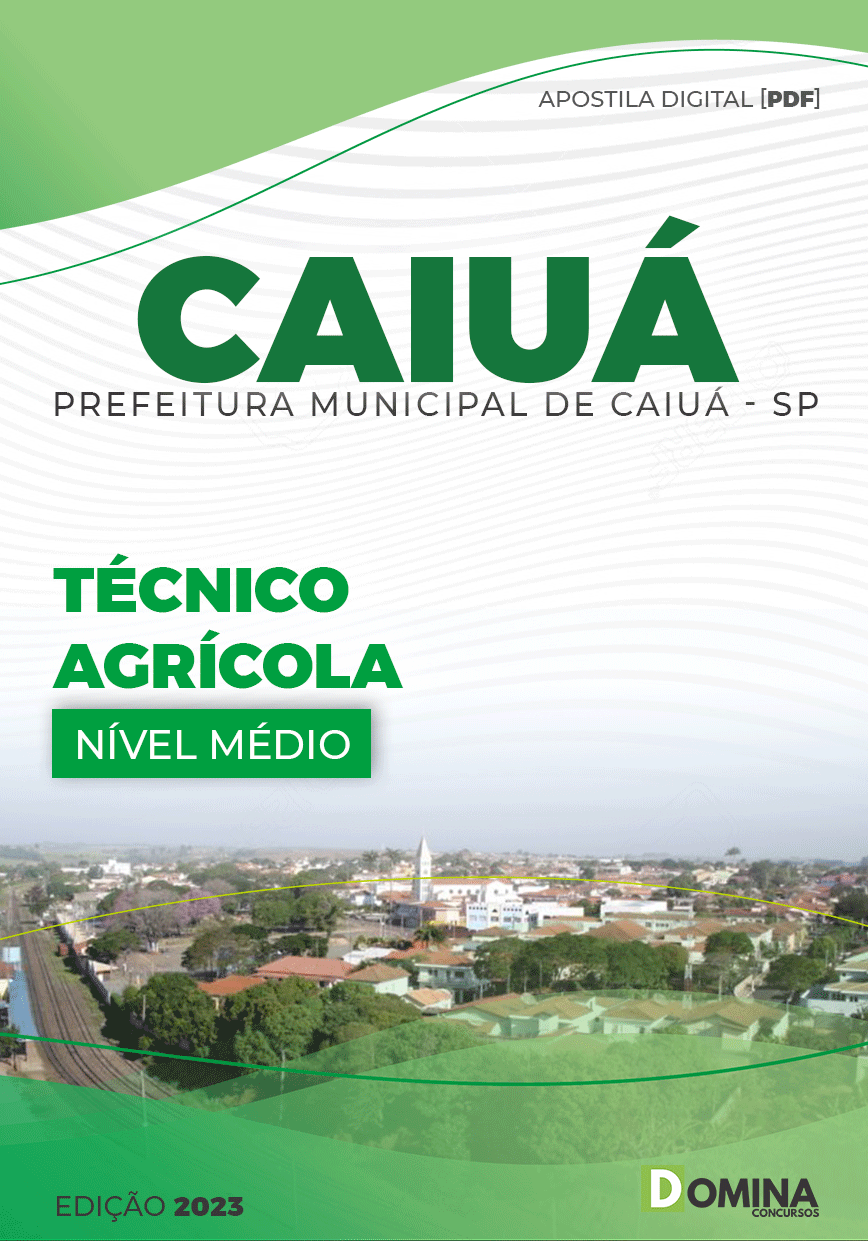 Apostila Concurso Pref Caiuá SP 2023 Técnico Agrícola