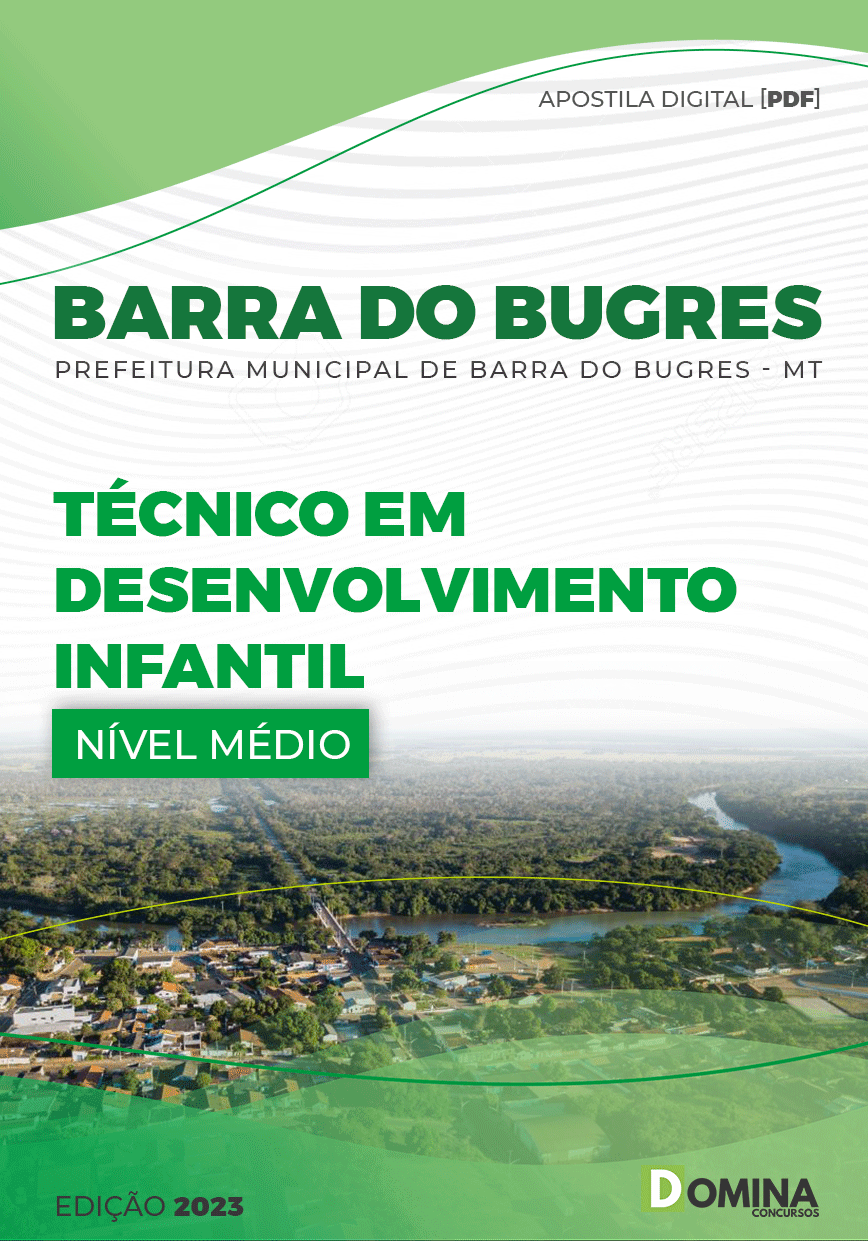 Apostila Pref Barra Bugres MT 2023 Técnico Desenvolvimento Infantil