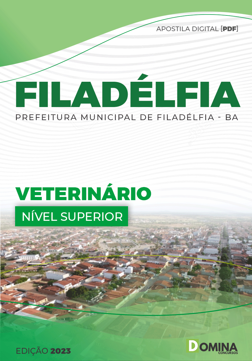 Apostila Concurso Pref Filadélfia BA 2023 Veterinário