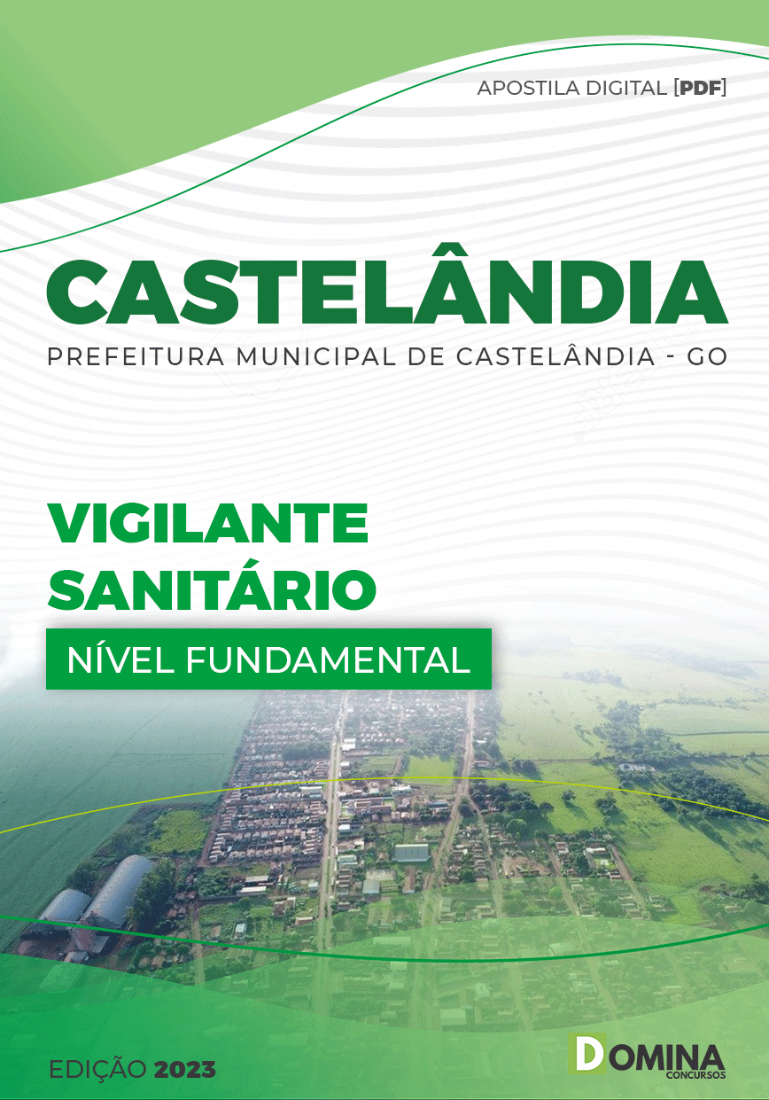 Apostila Pref Castelândia GO 2023 Vigilante Sanitário