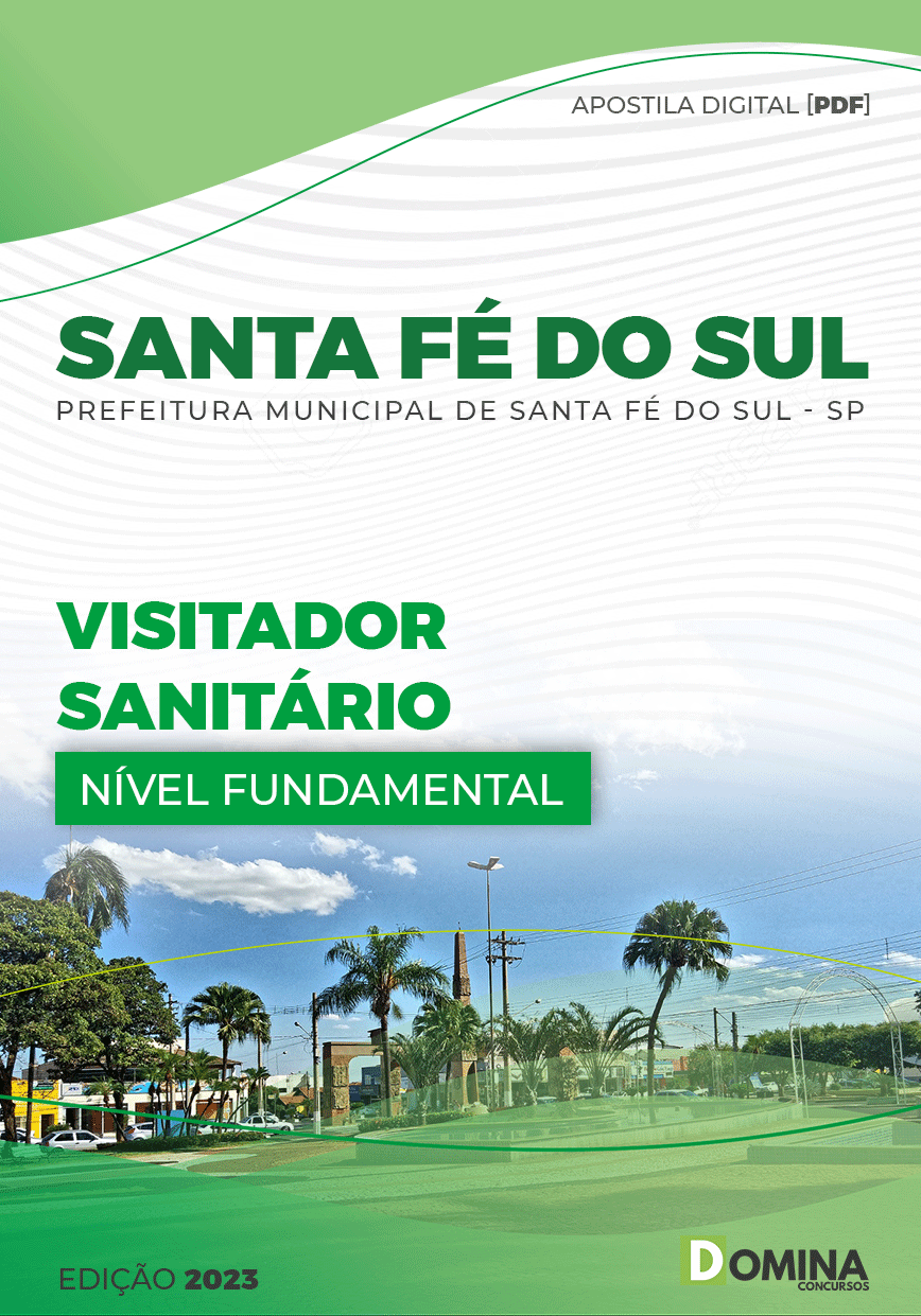 Apostila Pref Santa Fé Sul SP 2023 Visitador Sanitário