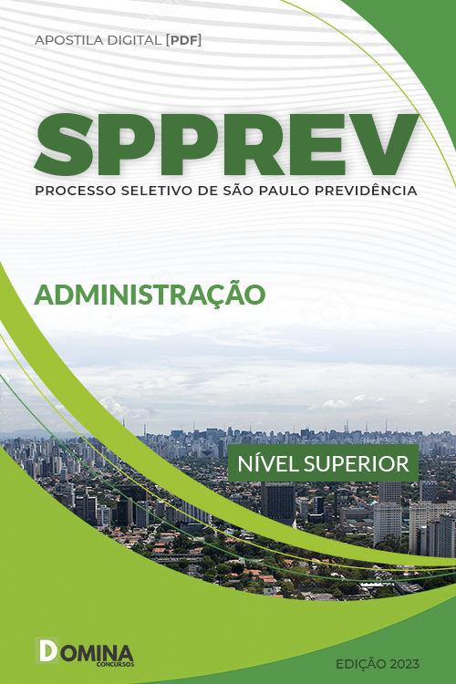 Apostila Digtial Concurso SPPREVE 2023 Administração