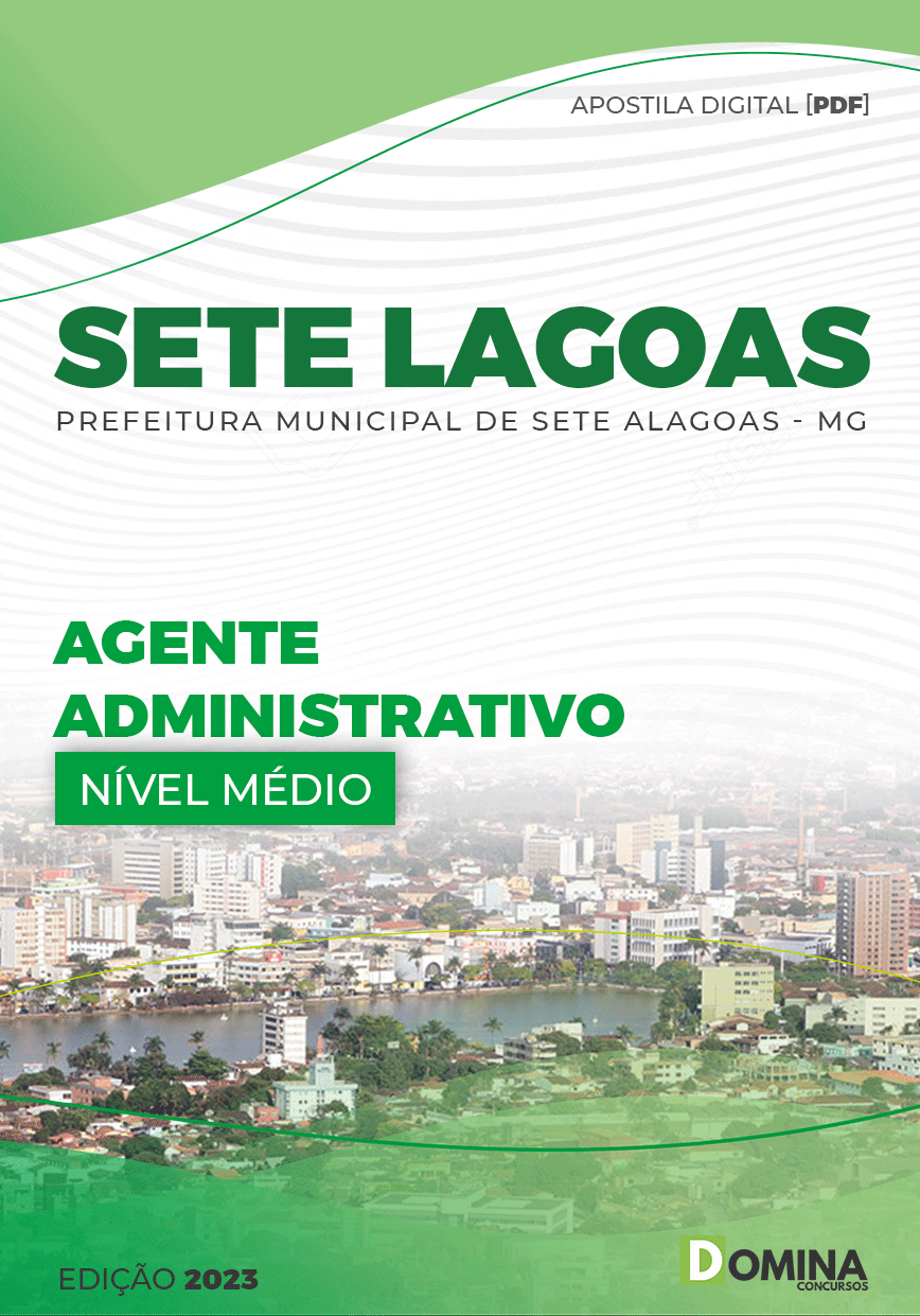 Apostila Pref Sete Lagoas MG 2023 Agente Administrativo