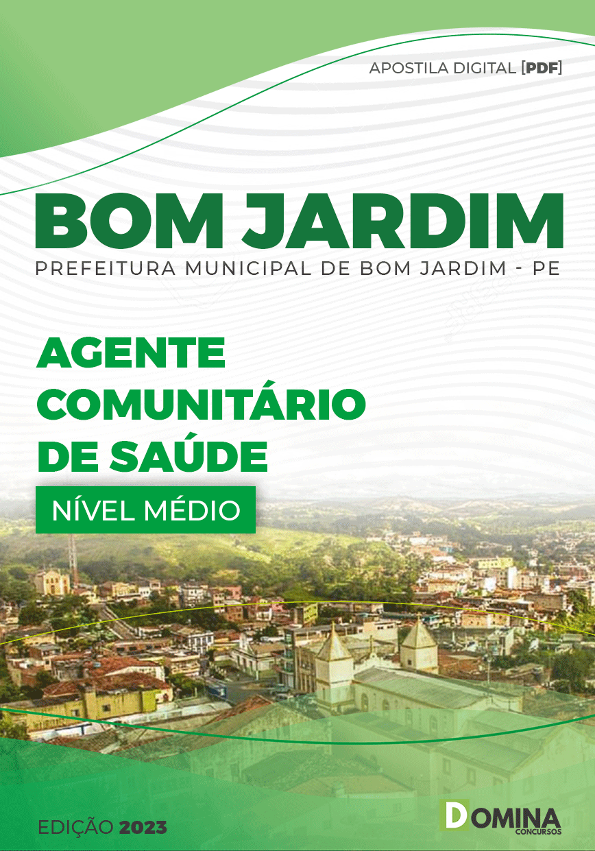 Apostila Pref Bom Jardim PE 2023 Agente Comunitário Saúde