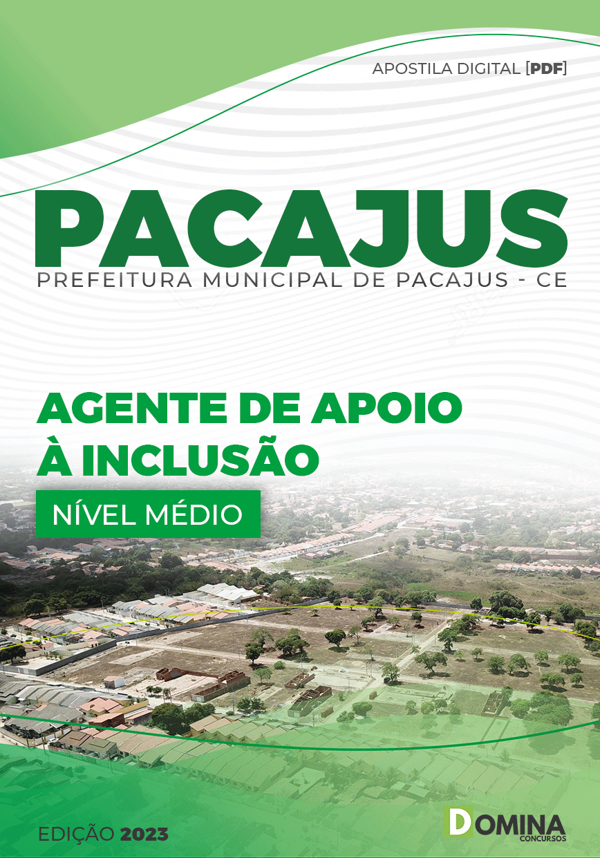 Apostila Pref Pacajus CE 2023 Agente Apoio Inclusão
