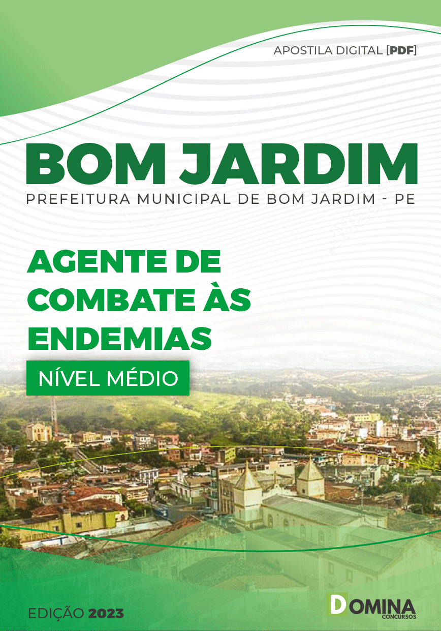 Apostila Pref Bom Jardim PE 2023 Agente Combate Endemias