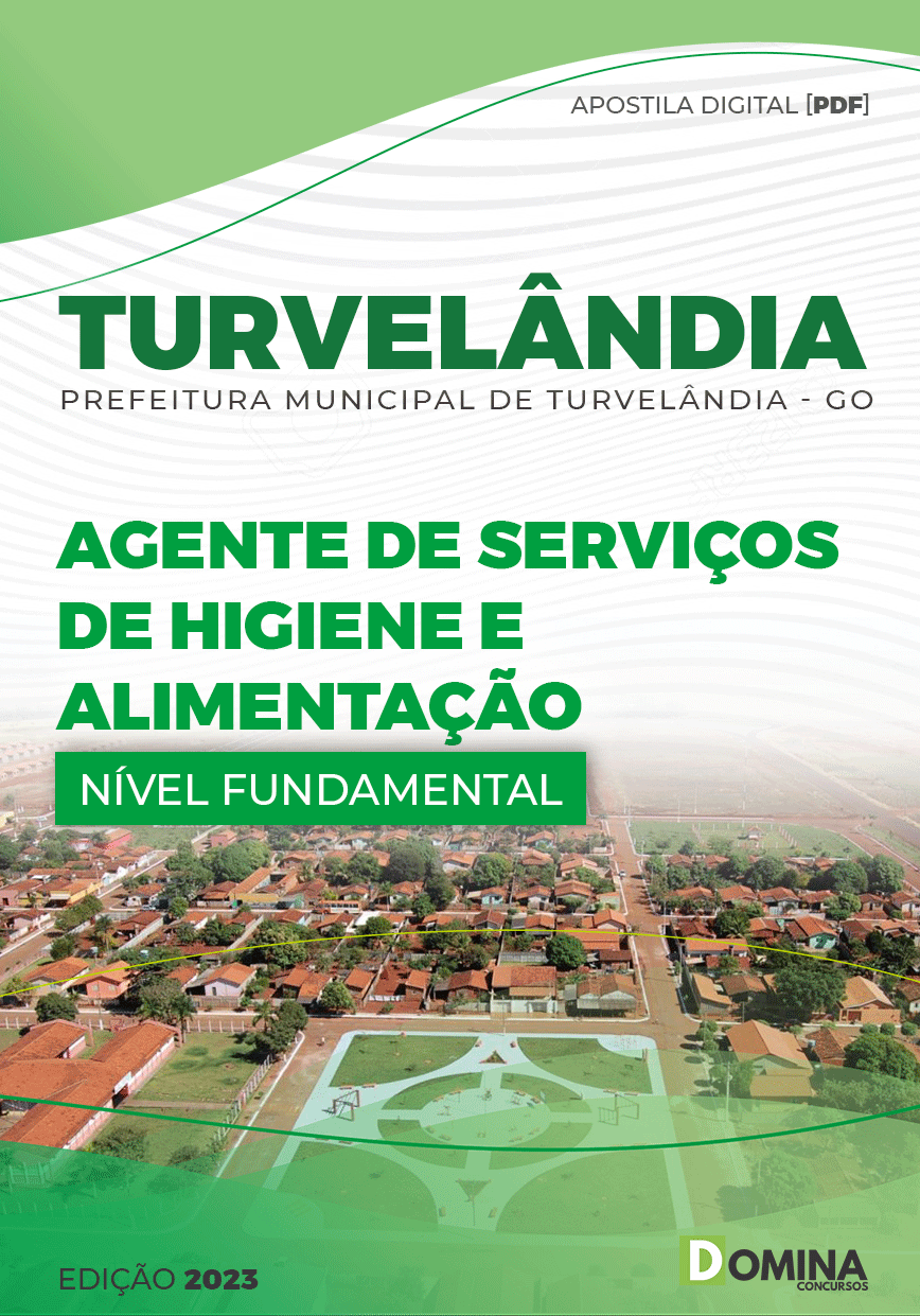 Apostila Pref Turvelândia GO 2023 Agente Serviço Higiene