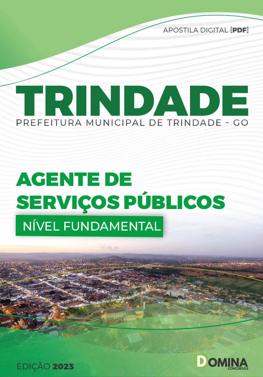 Apostila Pref Trindade GO 2023 Agente Serviços Públicos