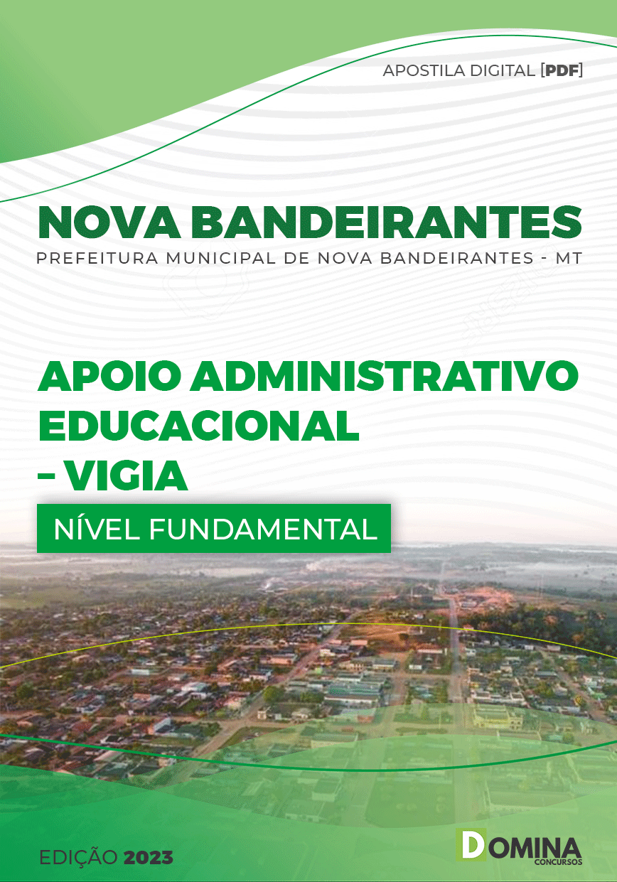 Apostila Pref Nova Bandeirantes MT 2023 Agente Vigia