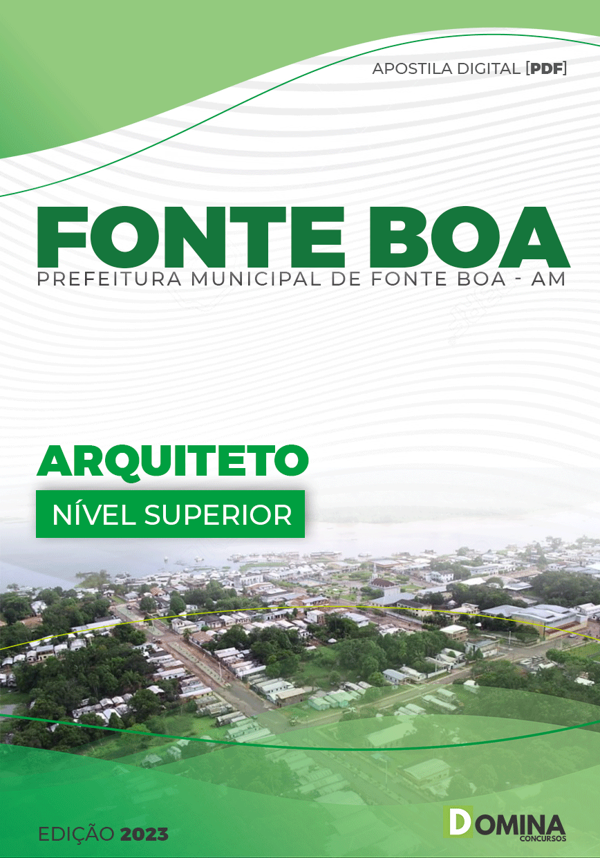 Apostila Concurso Pref Fonte Boa AM 2023 Arquiteto