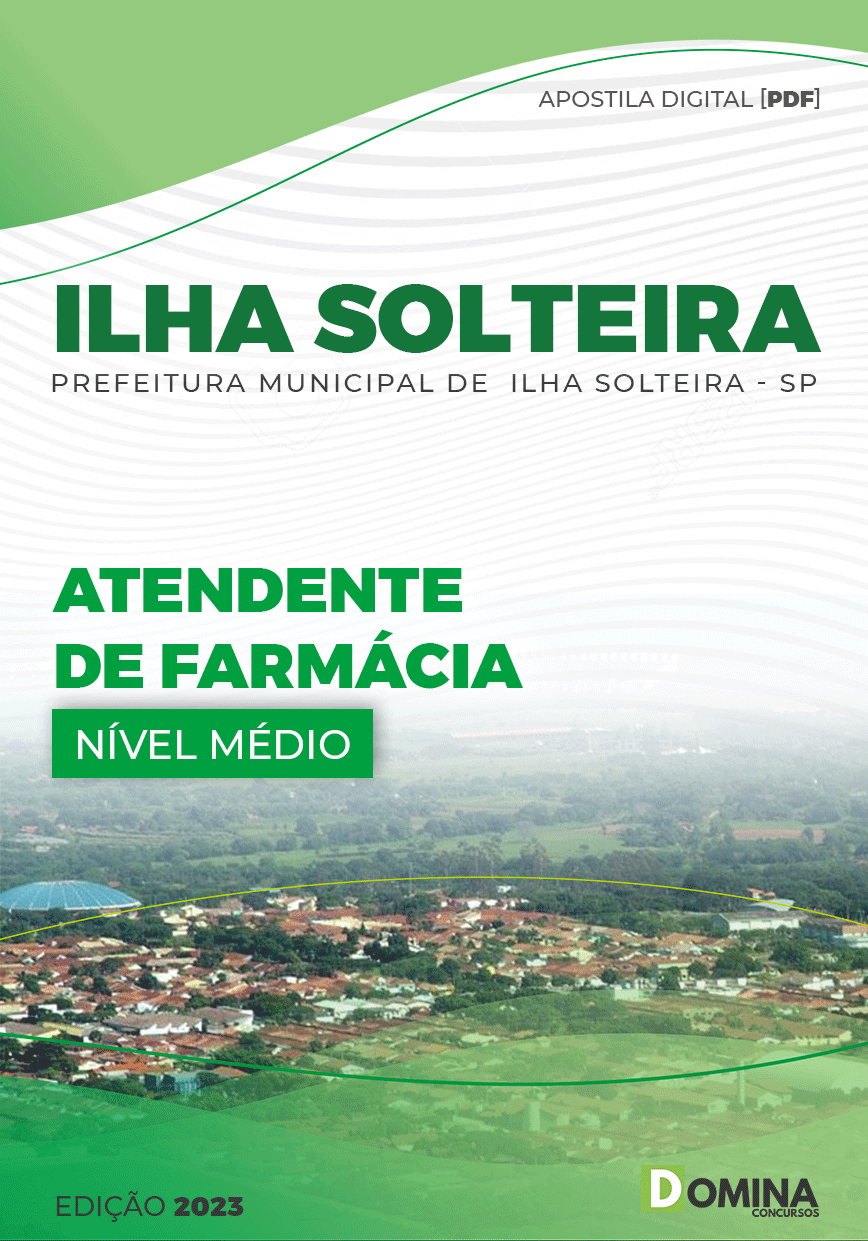 Apostila Pref Ilha Solteira SP 2023 Atendente Farmácia