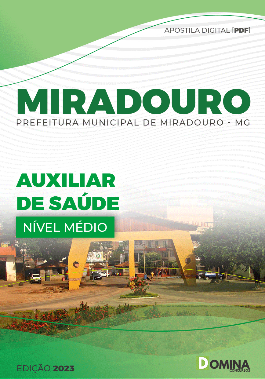 Apostila Digital Pref Miradouro MG 2023 Auxiliar Saúde