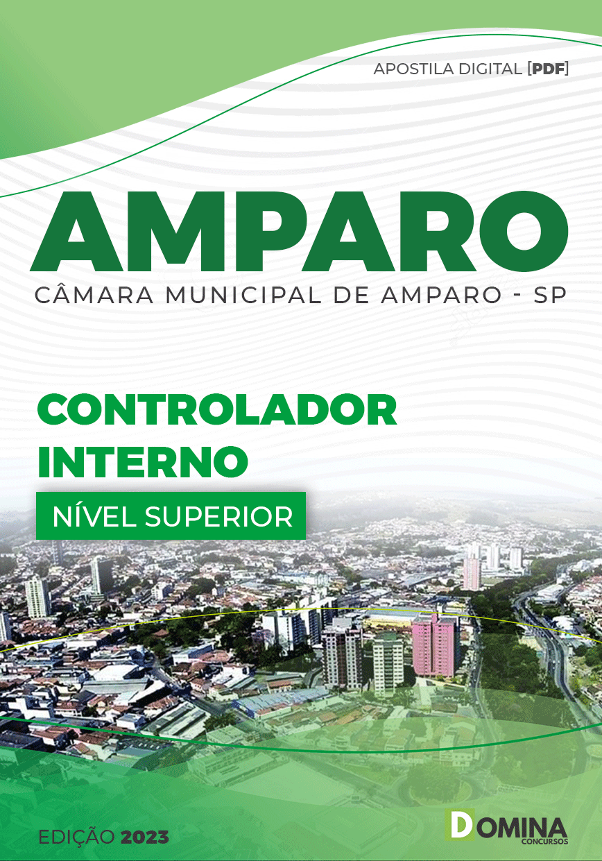 Apostila Câmara Amparo SP 2023 Controlador Interno