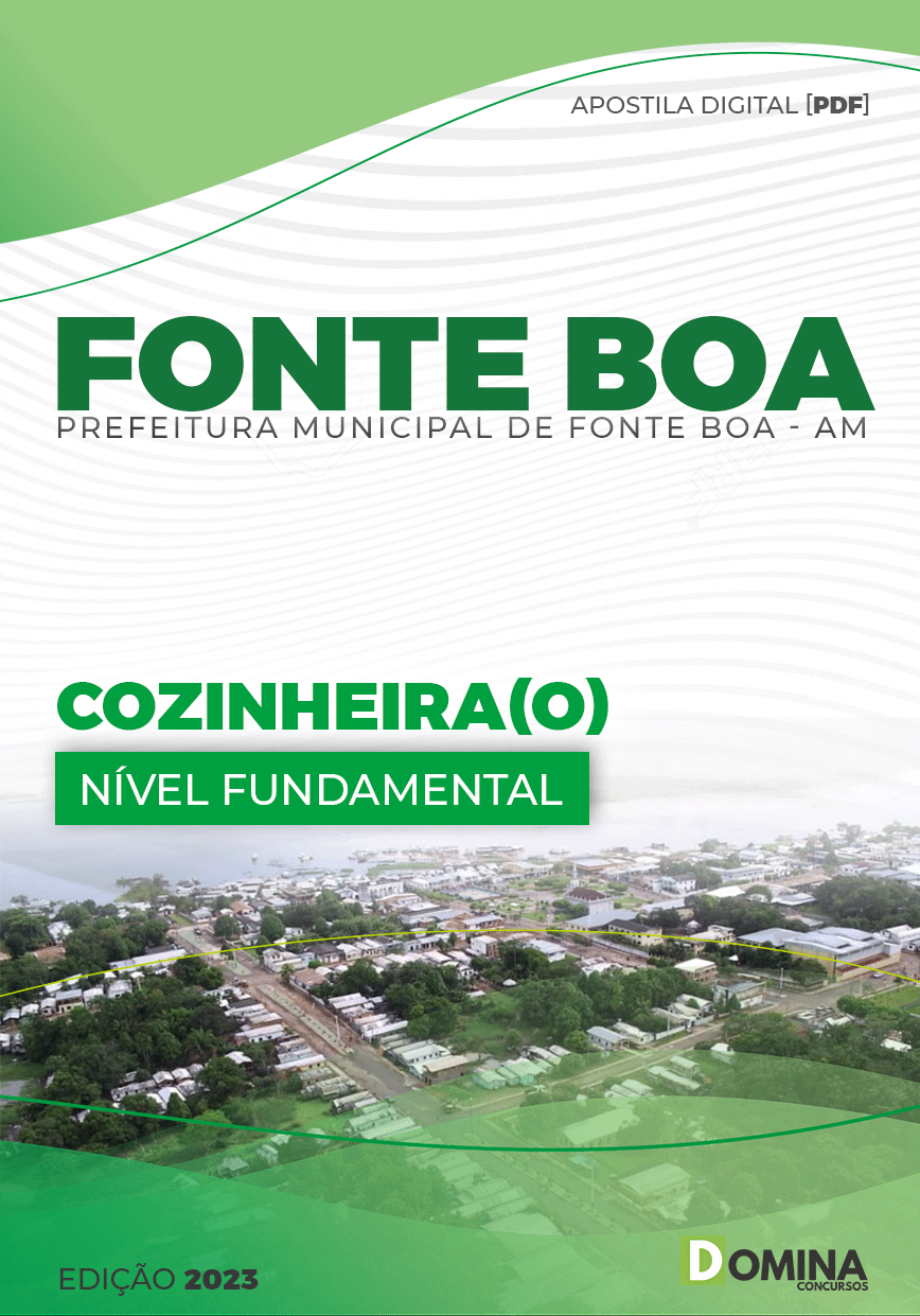 Apostila Concurso Pref Fonte Boa AM 2023 Cozinheiro