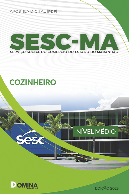 Apostila Digital Concurso SESC MA 2023 Auxiliar Cozinha