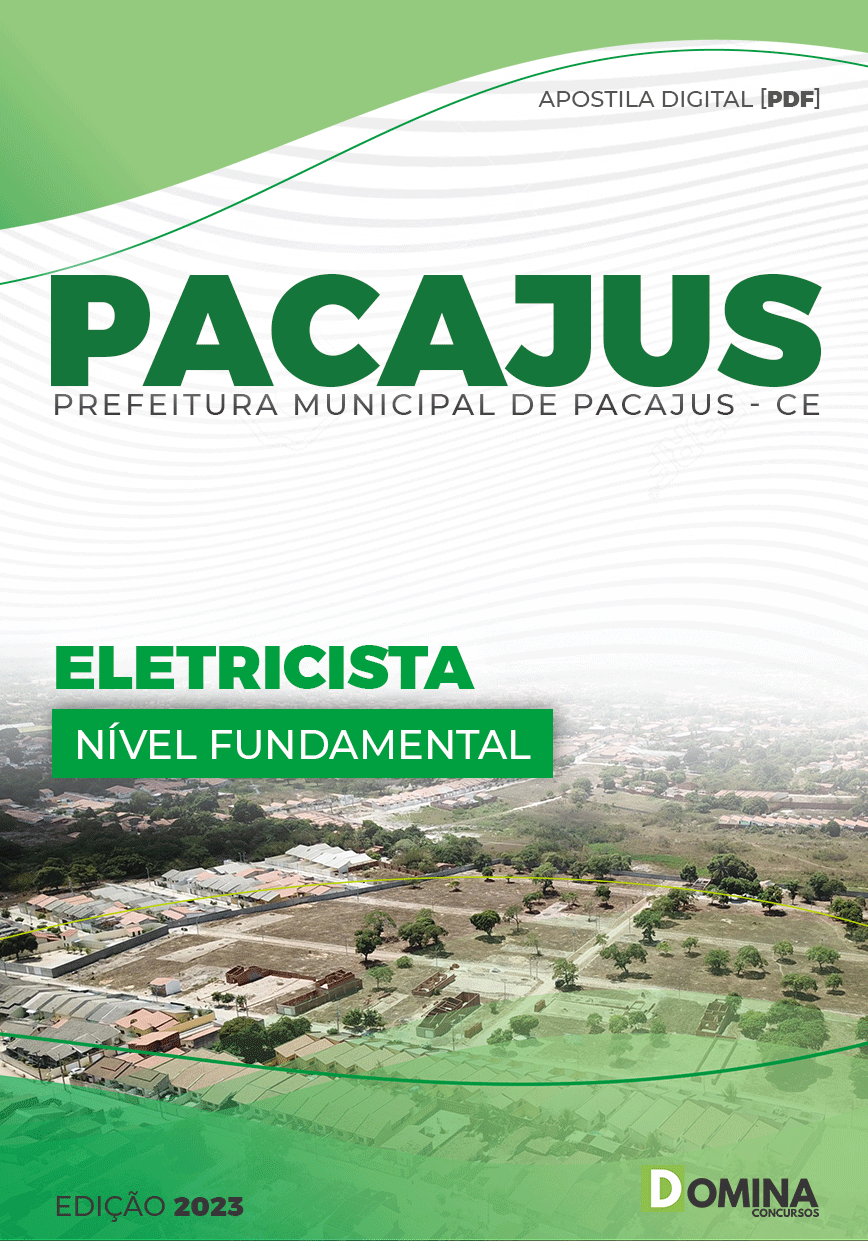 Apostila Digital Concurso Pref Pacajus CE 2023 Eletricista
