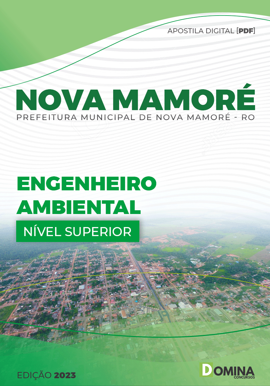 Apostila Pref Nova Mamoré RO 2023 Engenheiro Ambiental