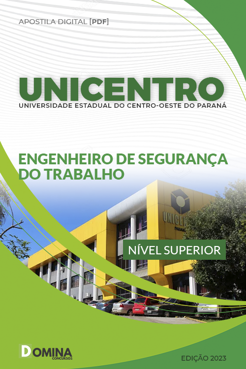 Apostila Unicentro PR 2023 Engenheiro Segurança Trabalho