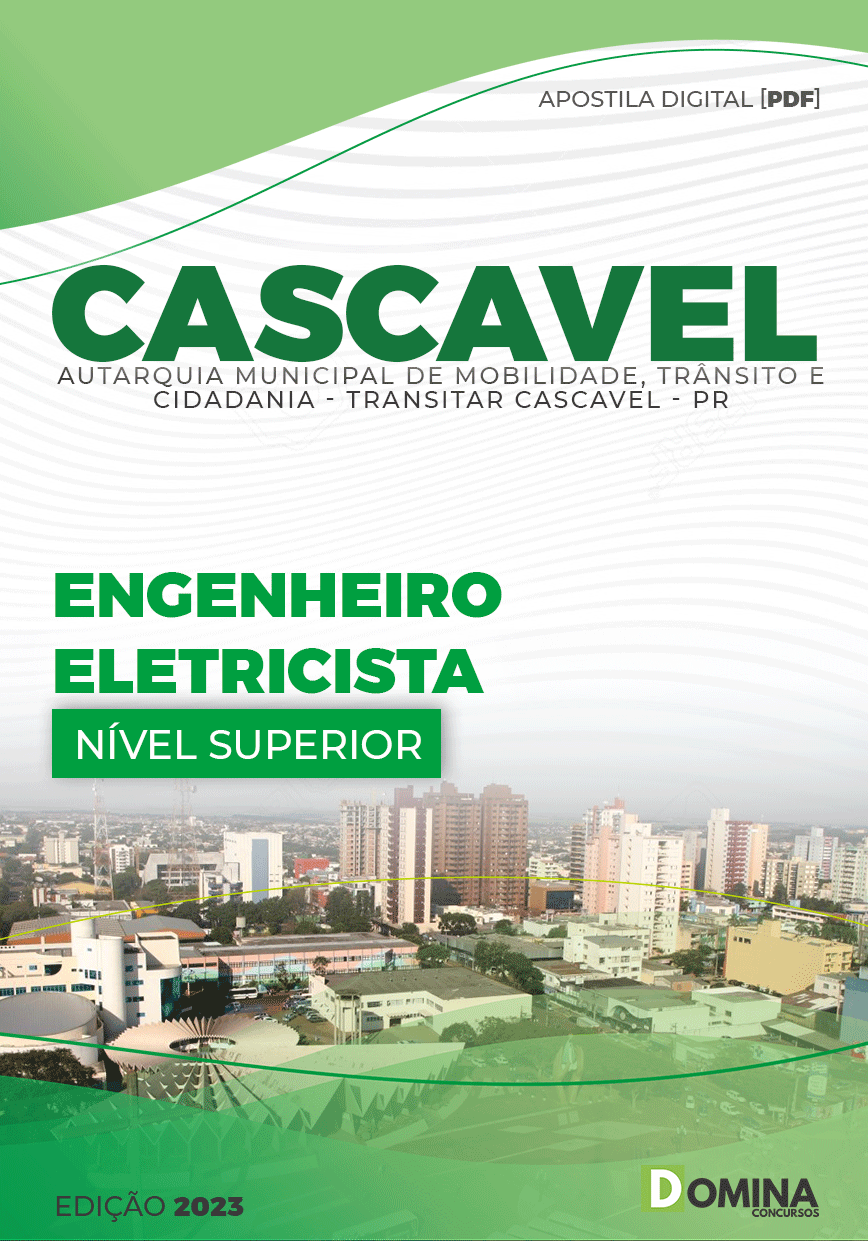 Apostila TRANSITAR Cascavel PR 2023 Engenheiro Eletricista