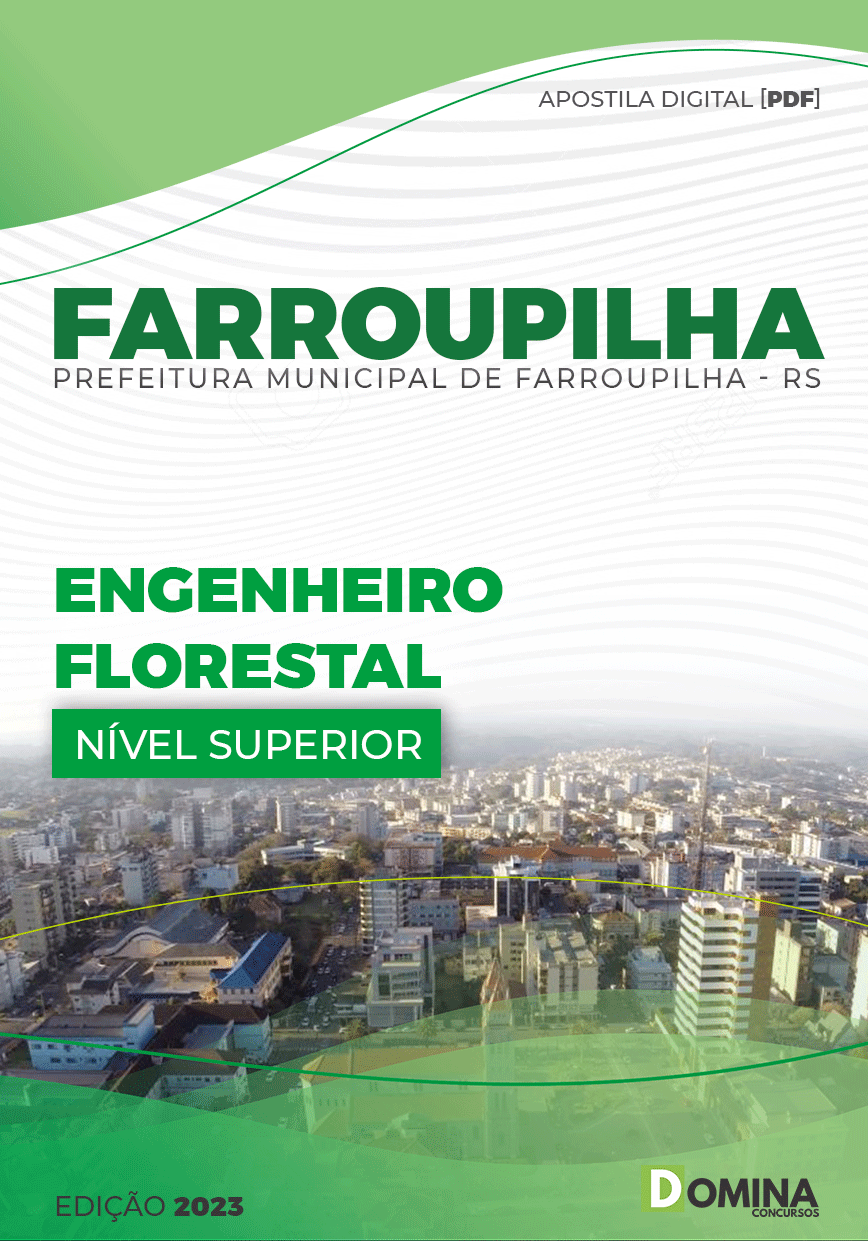 Apostila Pref Farroupilha RS 2023 Engenheiro Florestal