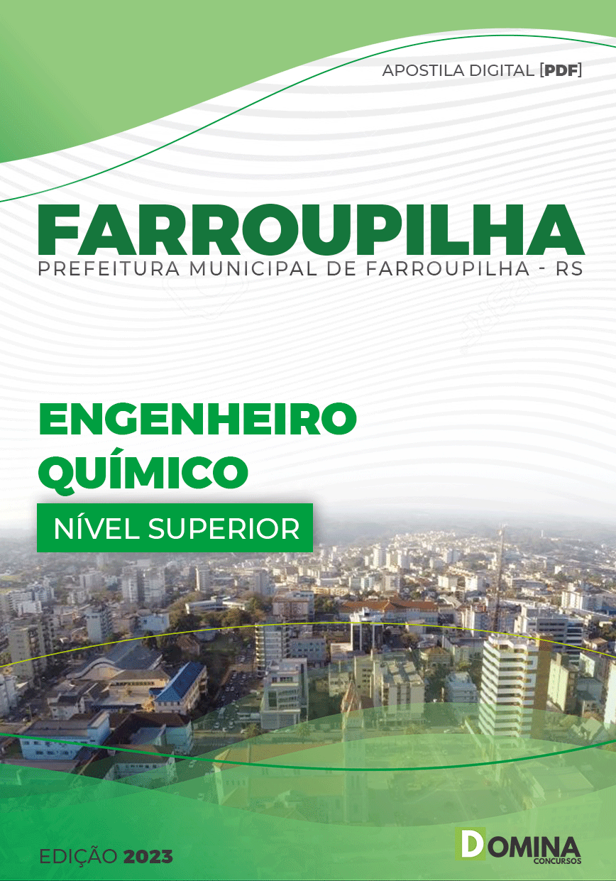Apostila Pref Farroupilha RS 2023 Engenheiro Químico