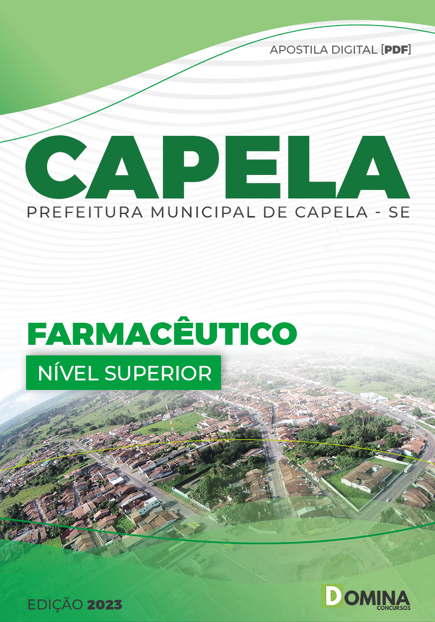 Apostila Digital Pref Capela SE 2023 Farmacêutico