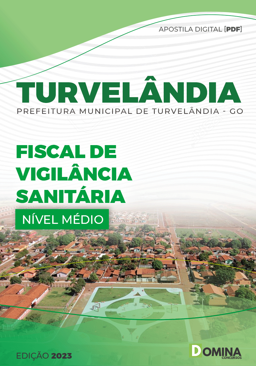 Apostila Pref Turvelândia GO 2023 Fiscal Vigilância Sanitária