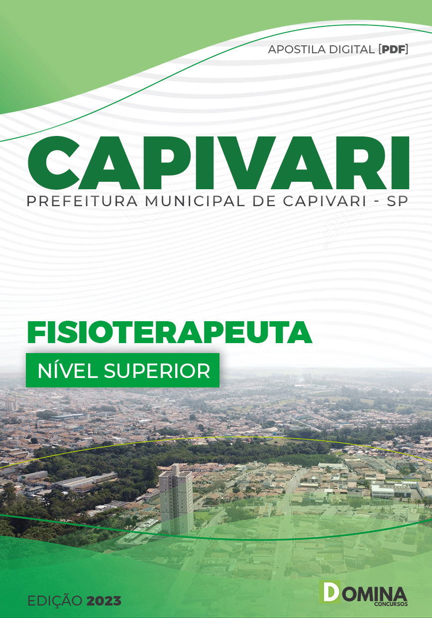 Apostila Concurso Pref Capivari SP 2023 Fisioterapeuta
