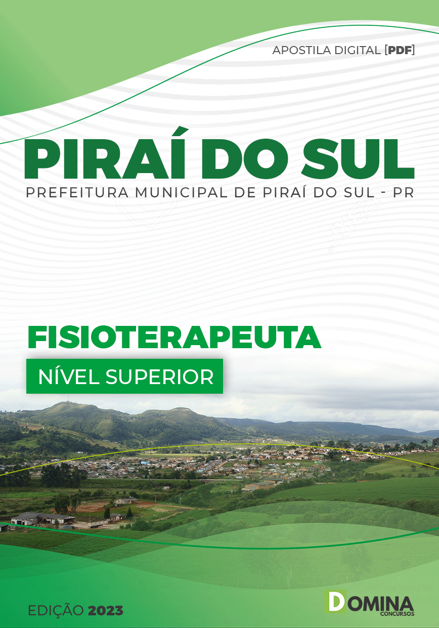 Apostila Concurso Pref Piraí Sul PR 2023 Fisioterapeuta