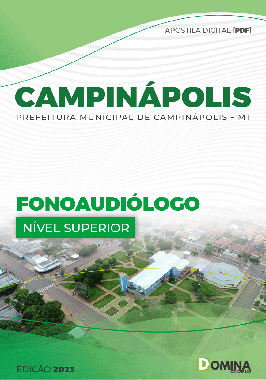 Apostila Pref Campinápolis MT 2023 Fonoaudiólogo