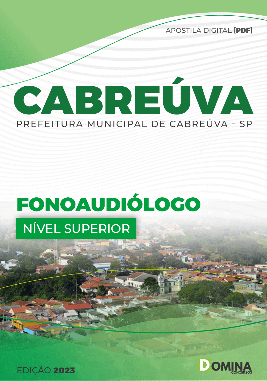 Apostila Digital Pref Cabreúva SP 2023 Fonoaudiólogo