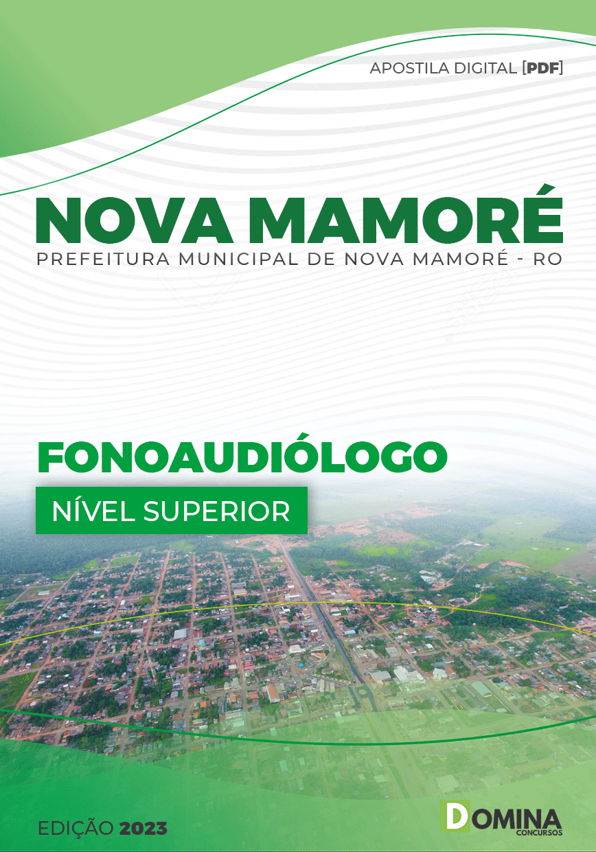 Apostila Pref Nova Mamoré RO 2023 Fonoaúdiólogo