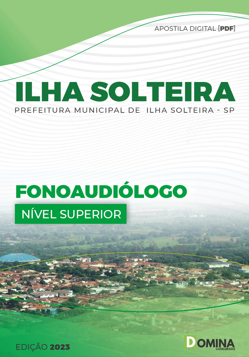 Apostila Digital Pref Ilha Solteira SP 2023 Fonoaudiólogo