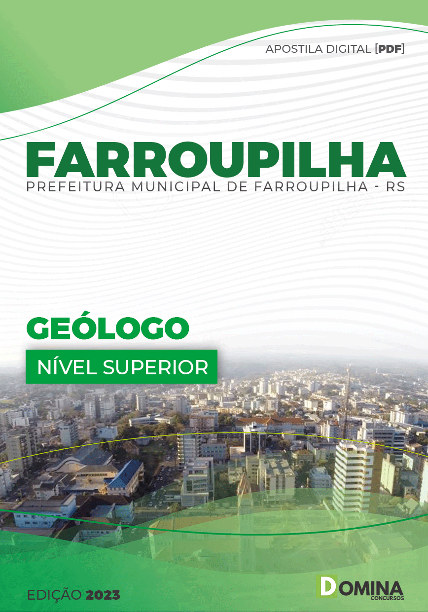 Apostila Digital Pref Farroupilha RS 2023 Geólogo