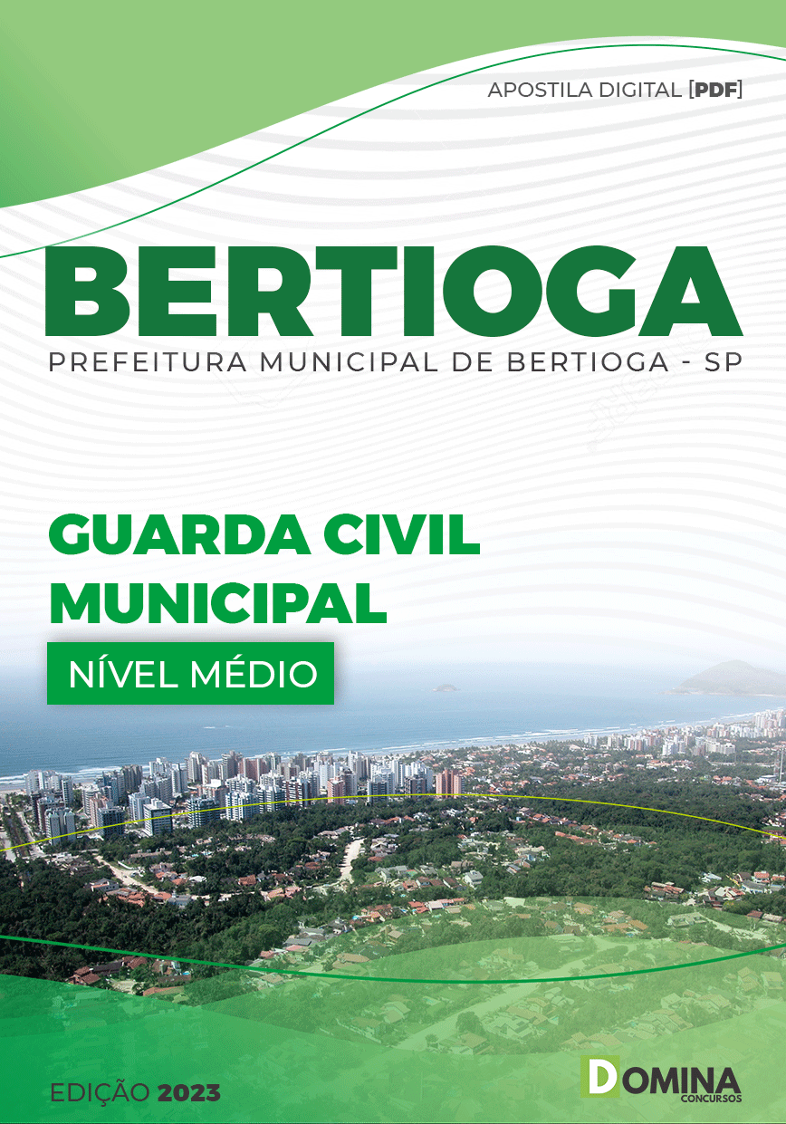 Apostila Pref Bertioga SP 2023 Guarda Civil Municipal