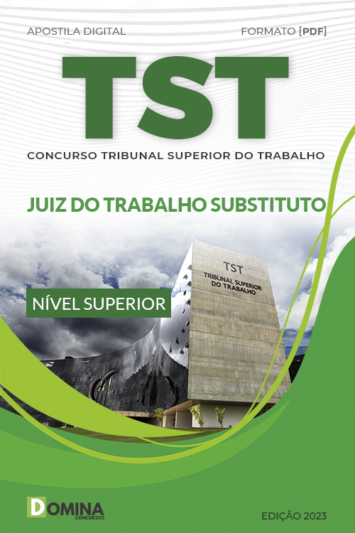 Apostila Concurso TST 2023 Juiz Trabalho Substituto