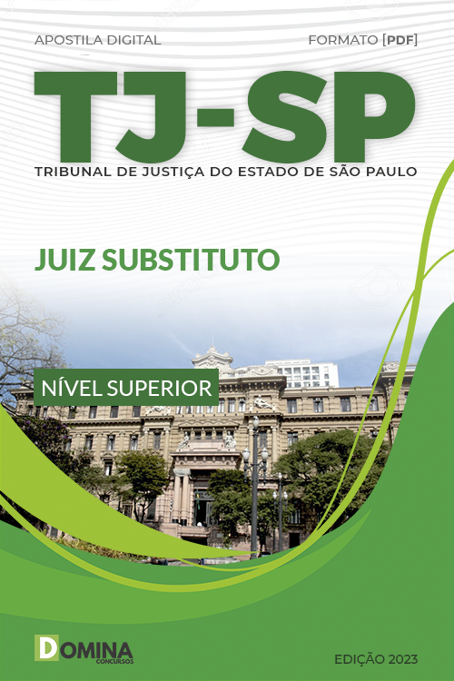 Apostila Digital Concurso TJ SP 2023 Juiz Substituto