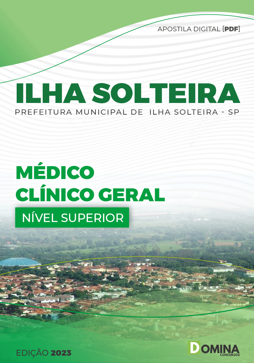 Apostila Pref Ilha Solteira SP 2023 Médico Clínico Geral