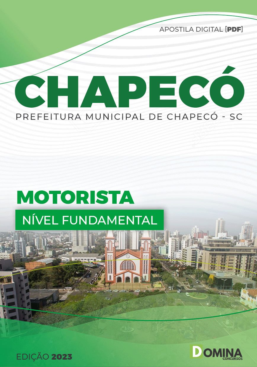 Apostila Concurso Pref Chapecó SC 2023 Motorista