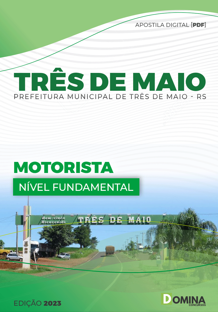 Apostila Concurso Pref Três Maio RS 2023 Motorista