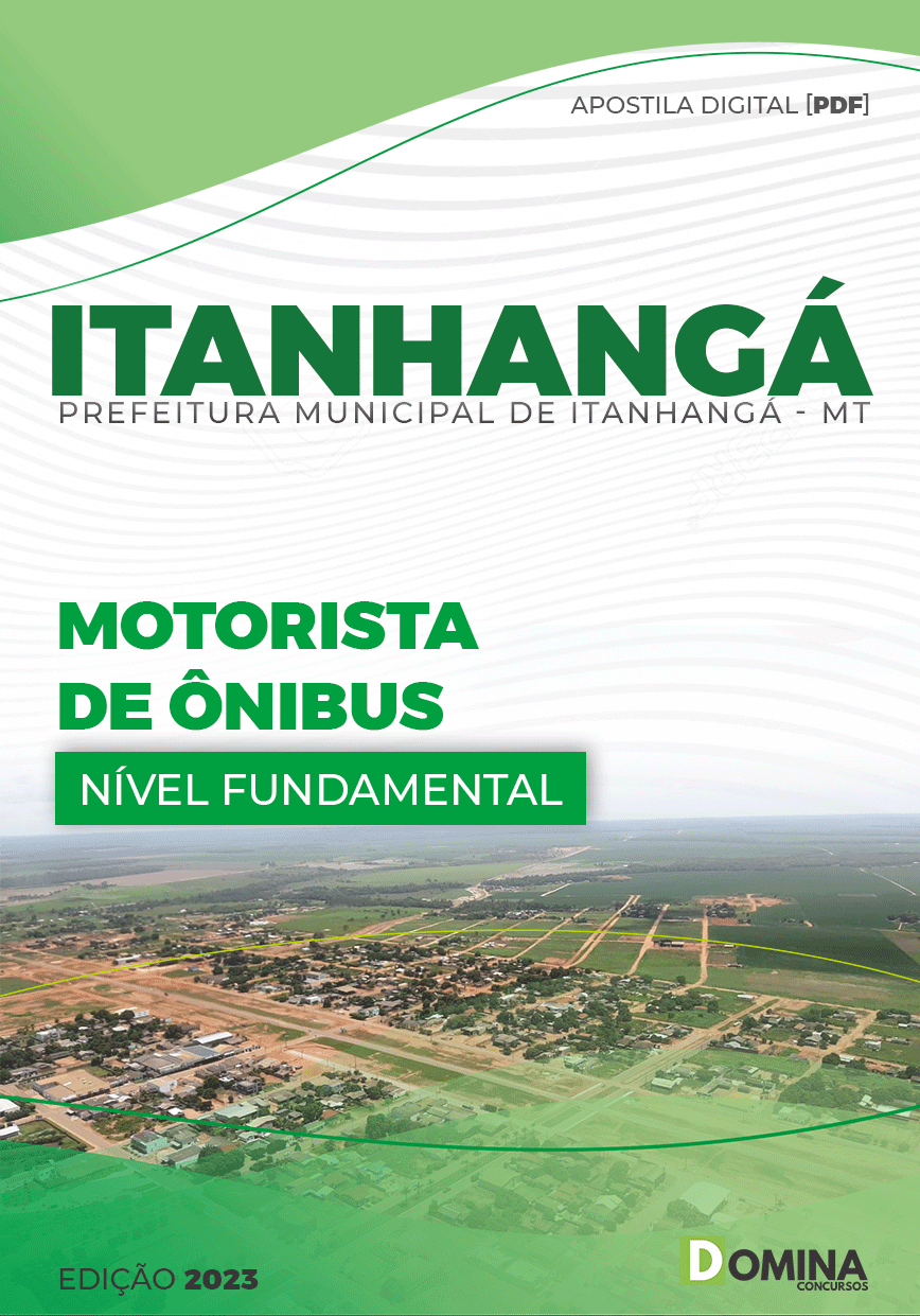 Apostila Pref Itanhangá MT 2023 Motorista Ônibus