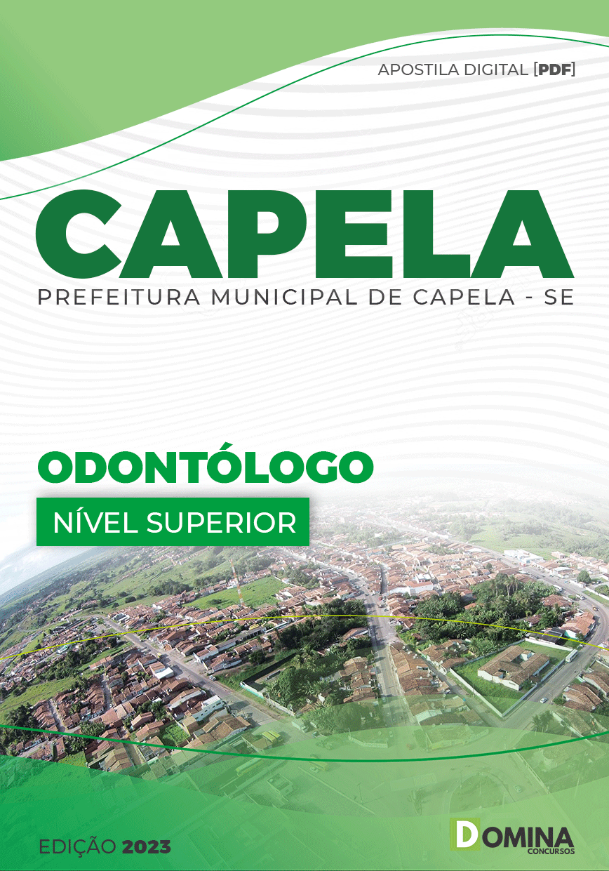Apostila Concurso Pref Capela SE 2023 Odontólogo