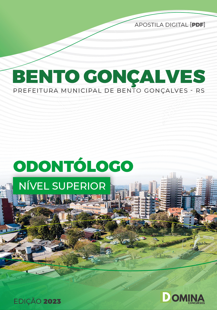 Apostila Pref Bento Gonçalves RS 2023 Odontólogo
