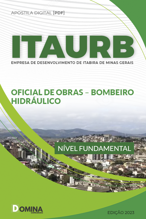 Apostila ITAURB MG 2023 Oficial Obras Bombeiro Hidráulico