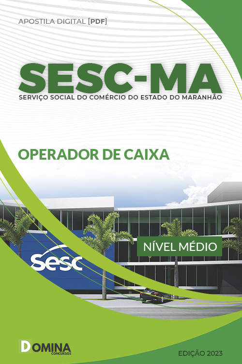 Apostila Digital Concurso SESC MA 2023 Operador Caixa